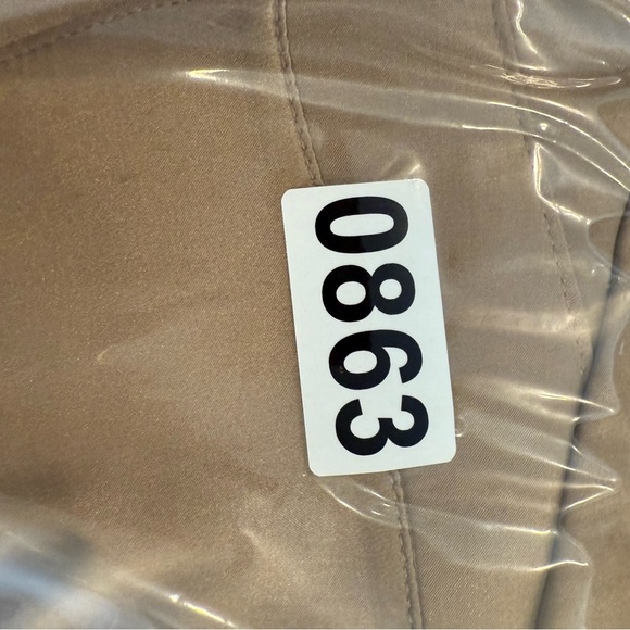 Chicos 100% Silk Pea Coat Jacket Women’s Large (2) Gold Tan Classic Elegant Luxe - Picture 10 of 10